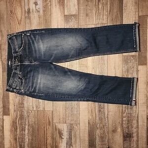 Wm Silver Elyse Capri size 28W x 22 1/2 L